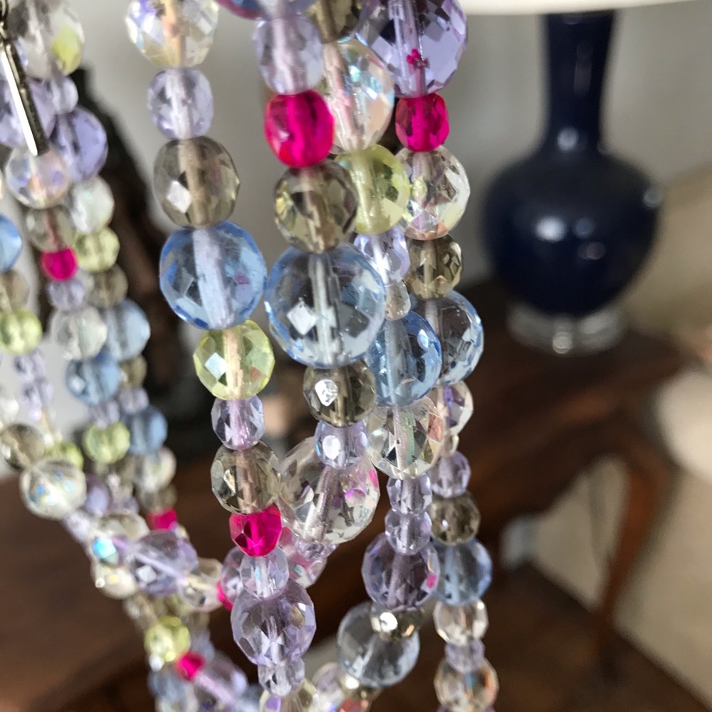 VINTAGE PATRIZIA PEPE CRYSTAL BEAD NECKLACE